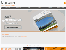 Tablet Screenshot of laing.com